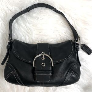 Coach Black Leather Soho Shoulder Bag